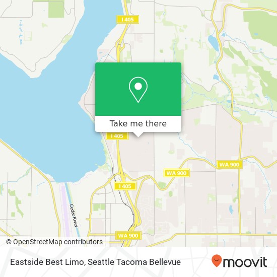 Eastside Best Limo map