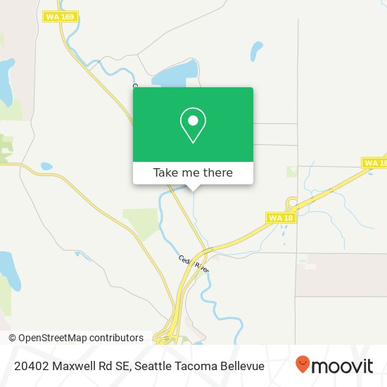 20402 Maxwell Rd SE, Maple Valley, WA 98038 map