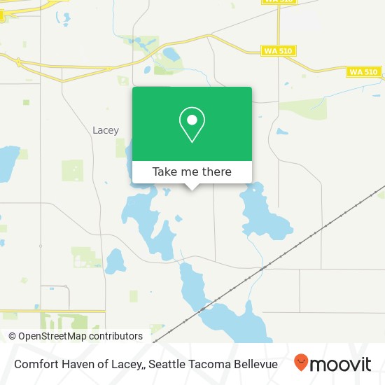 Mapa de Comfort Haven of Lacey,, 3467 Stanfield Rd SE