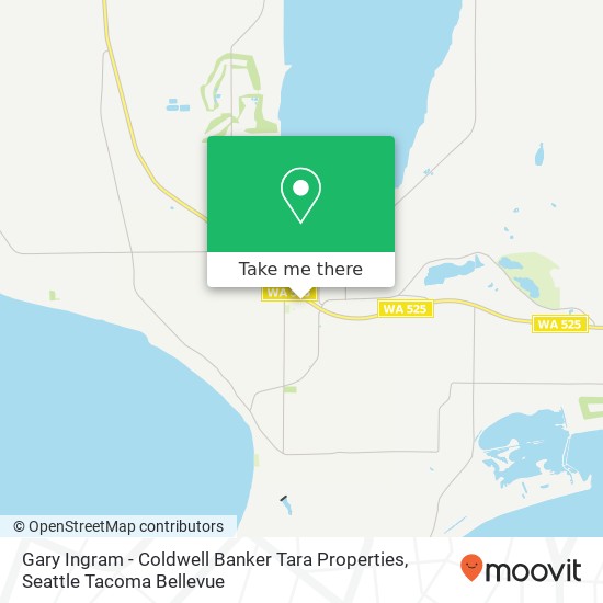 Mapa de Gary Ingram - Coldwell Banker Tara Properties, 18205 State Route 525