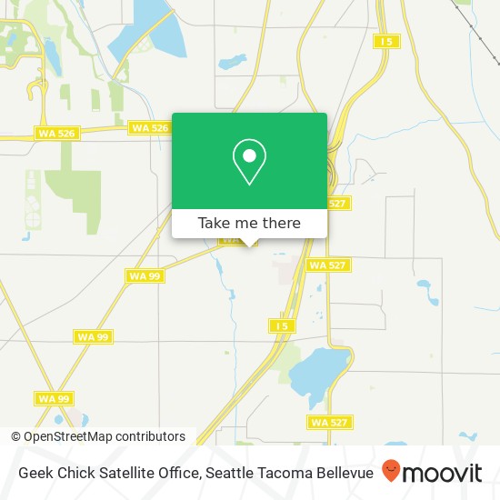 Geek Chick Satellite Office, 715 100th St SE map