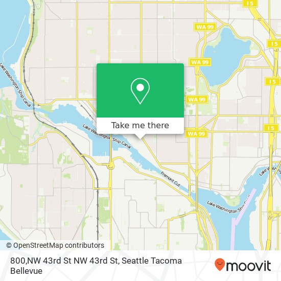 800,NW 43rd St NW 43rd St, Seattle, WA 98107 map