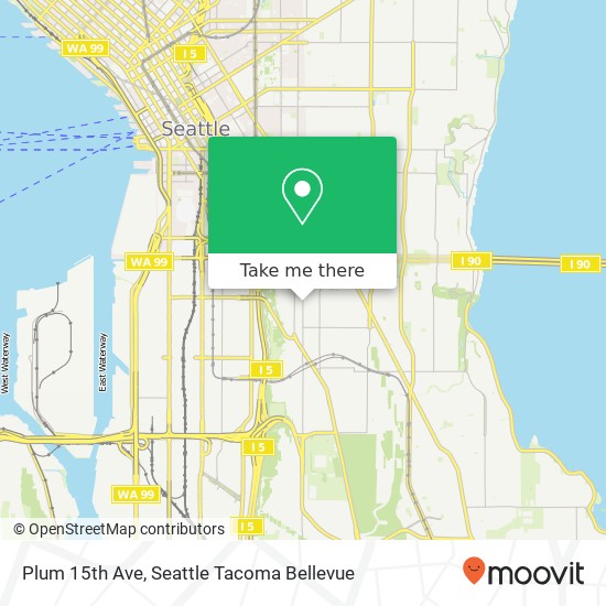 Mapa de Plum 15th Ave, Seattle, WA 98144