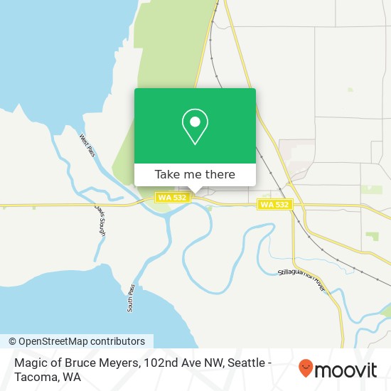 Magic of Bruce Meyers, 102nd Ave NW map