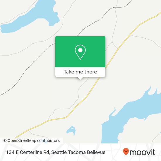 Mapa de 134 E Centerline Rd, Grapeview, WA 98546