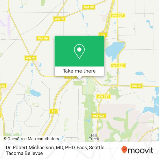 Mapa de Dr. Robert Michaelson, MD, PHD, Facs, 125 130th St SE