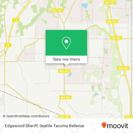 Mapa de Edgewood Sheriff, 2221 Meridian Ave E