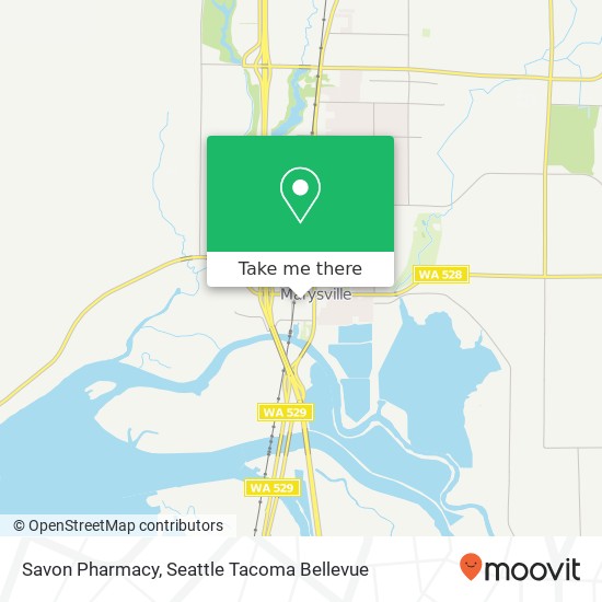 Mapa de Savon Pharmacy, 301 Marysville Mall