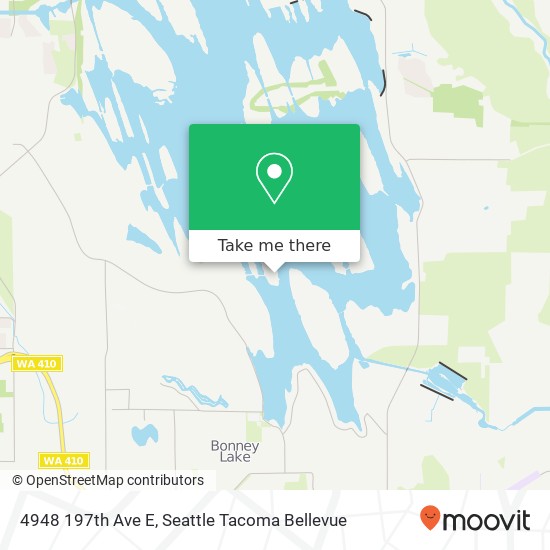 Mapa de 4948 197th Ave E, Bonney Lake, WA 98391