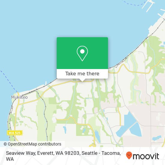 Mapa de Seaview Way, Everett, WA 98203