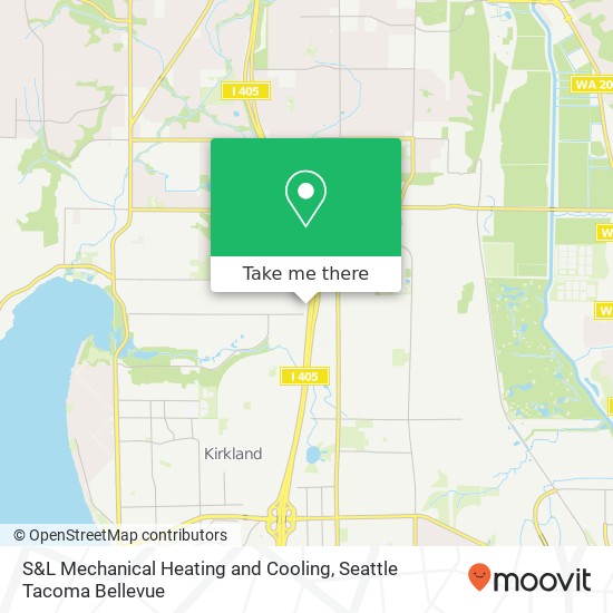 Mapa de S&L Mechanical Heating and Cooling, 11232 120th Ave NE