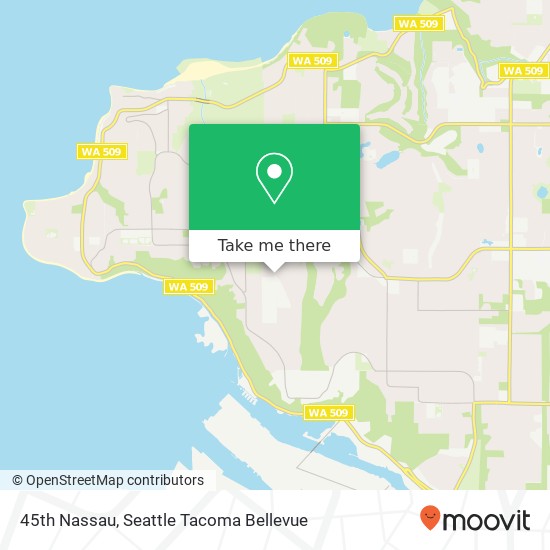 Mapa de 45th Nassau, Tacoma, WA 98422