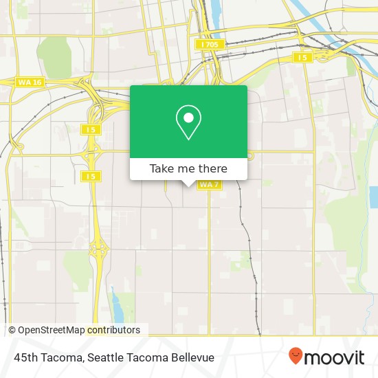 45th Tacoma, Tacoma, WA 98418 map