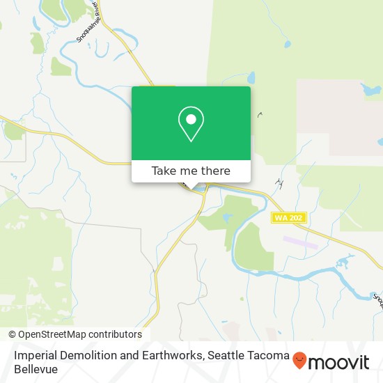 Imperial Demolition and Earthworks, SE Redmond-Fall City Rd map