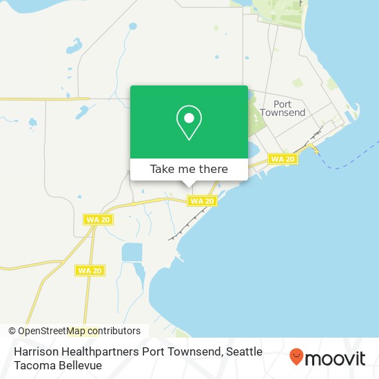 Mapa de Harrison Healthpartners Port Townsend, 1274 7th St