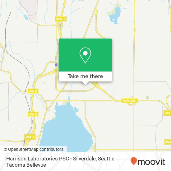 Harrison Laboratories PSC - Silverdale, 1780 NW Myhre Rd map