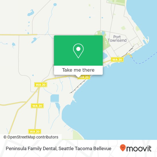 Peninsula Family Dental, 1233 W Sims Way map