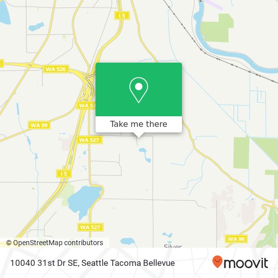 Mapa de 10040 31st Dr SE, Everett, WA 98208