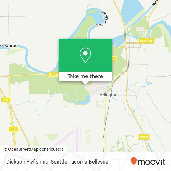Mapa de Dickson Flyfishing, 5817 Circle Bluff Dr