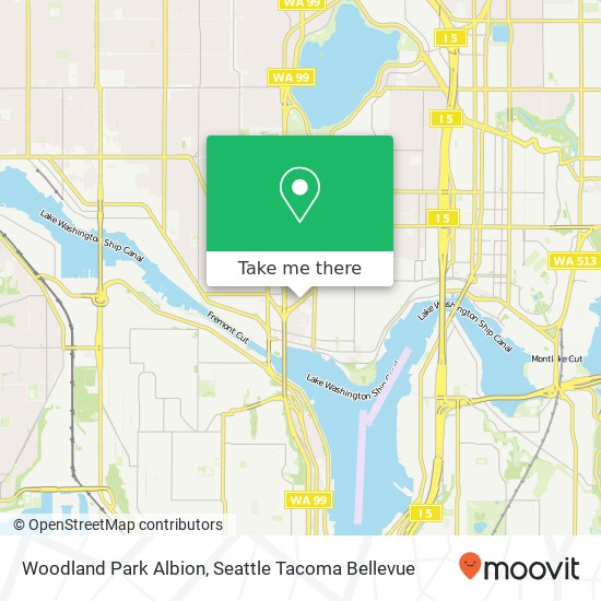 Woodland Park Albion, Seattle, WA 98103 map