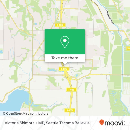 Mapa de Victoria Shimotsu, MD, 12910 Totem Lake Blvd NE