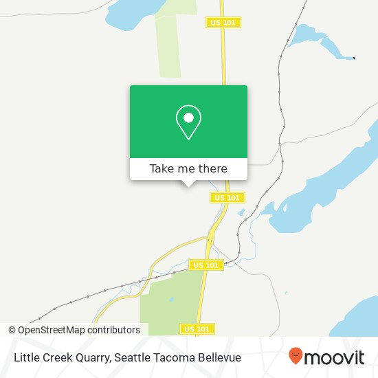 Mapa de Little Creek Quarry, 951 W Kamilche Ln