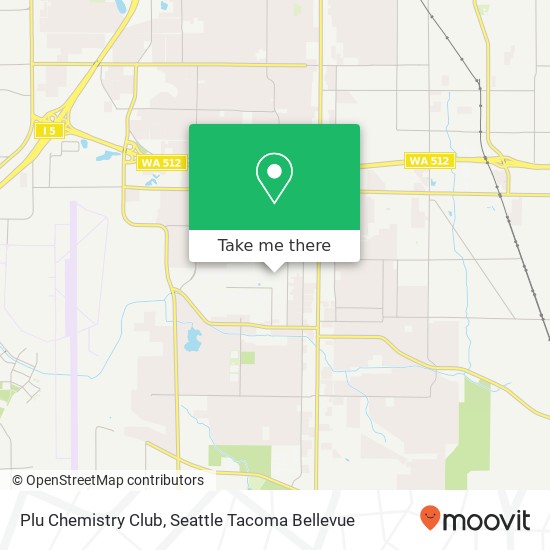 Mapa de Plu Chemistry Club, Tacoma, WA 98447
