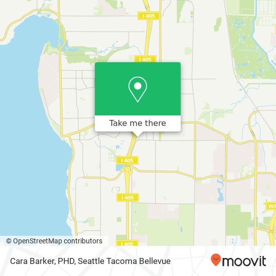 Mapa de Cara Barker, PHD, 8011 118th Ave NE