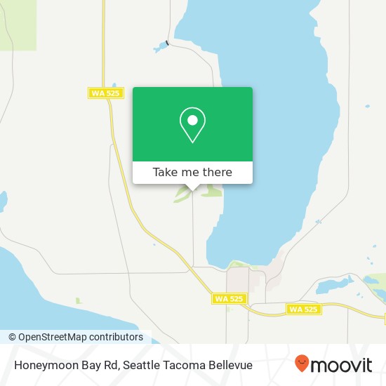 Mapa de Honeymoon Bay Rd, Freeland, WA 98249