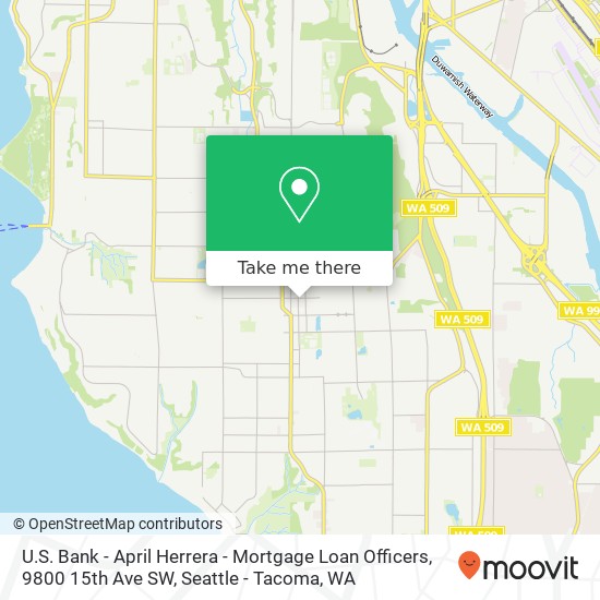 U.S. Bank - April Herrera - Mortgage Loan Officers, 9800 15th Ave SW map
