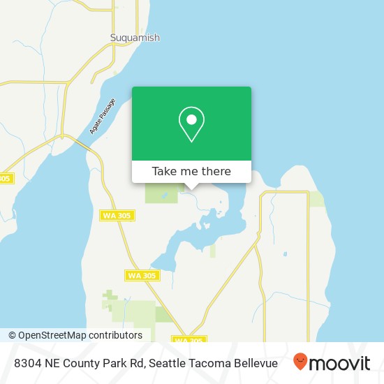 8304 NE County Park Rd, Bainbridge Island, WA 98110 map