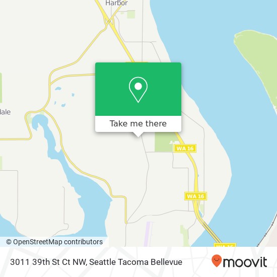 Mapa de 3011 39th St Ct NW, Gig Harbor, WA 98335