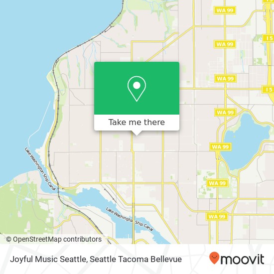 Joyful Music Seattle, 1423 NW 70th St map