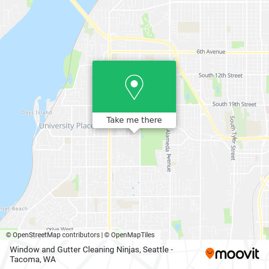 Window and Gutter Cleaning Ninjas map