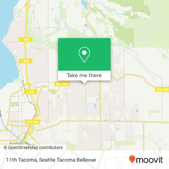 11th Tacoma, Renton, WA 98056 map