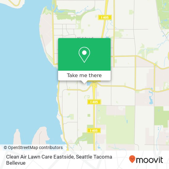 Mapa de Clean Air Lawn Care Eastside, 8th Ave S