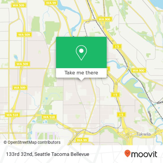 133rd 32nd, Tukwila, WA 98168 map