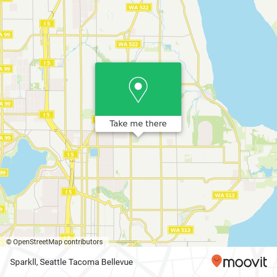 Mapa de Sparkll, Seattle, WA 98115