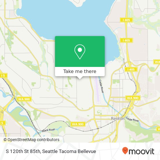 Mapa de S 120th St 85th, Seattle, WA 98178