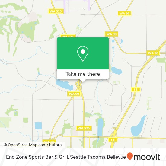 End Zone Sports Bar & Grill, 14019 Highway 99 map