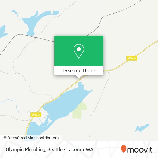 Mapa de Olympic Plumbing, 5321 E State Route 3