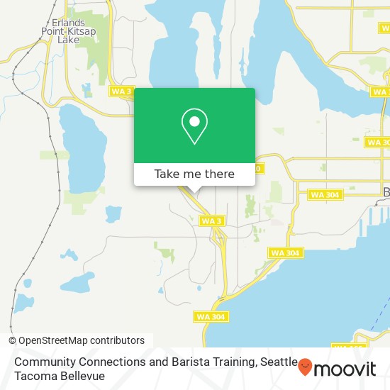 Mapa de Community Connections and Barista Training, 4650 Bay Vista Blvd