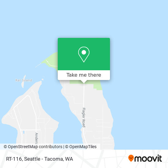Mapa de RT-116, Nordland, WA 98358