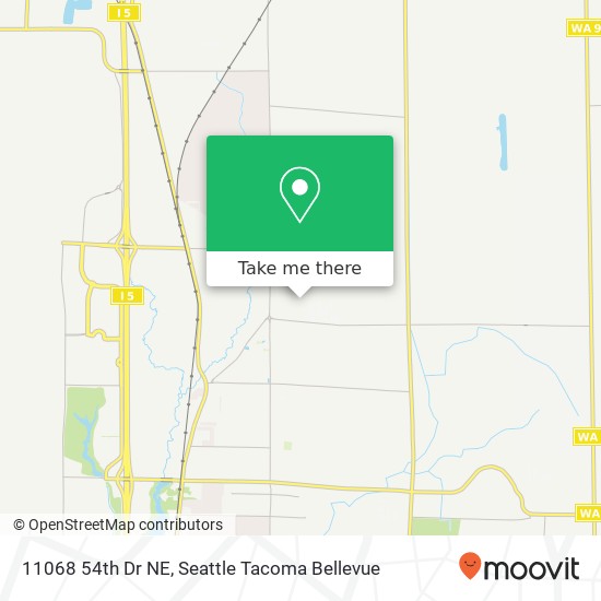 Mapa de 11068 54th Dr NE, Marysville, WA 98271