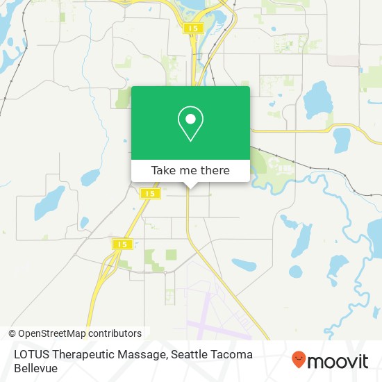 Mapa de LOTUS Therapeutic Massage, 200 W St SE