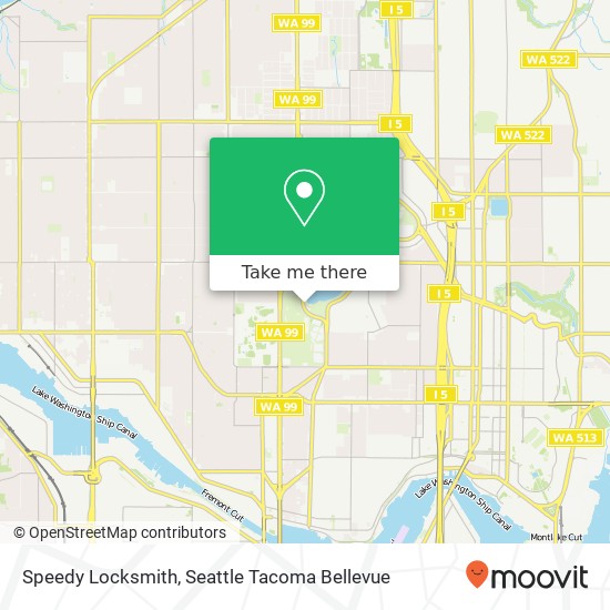 Speedy Locksmith, W Green Lake Way N map