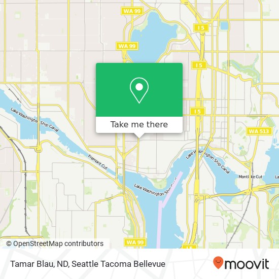 Tamar Blau, ND, N 40th St map