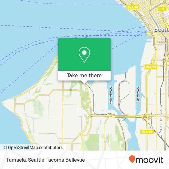 Mapa de Tamaela, 2255 Harbor Ave SW