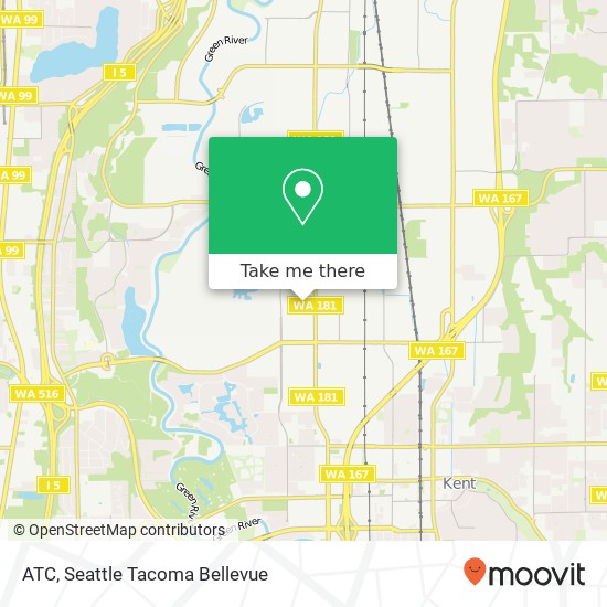 Mapa de ATC, 22257 68th Ave S