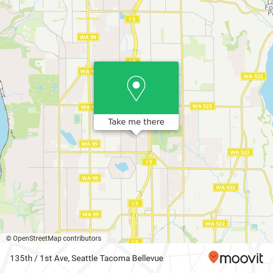 135th / 1st Ave, Seattle, WA 98133 map